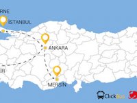 En fazla seyahat Ankaraya