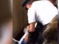 Pilot kadın yolcuyu yumrukladı